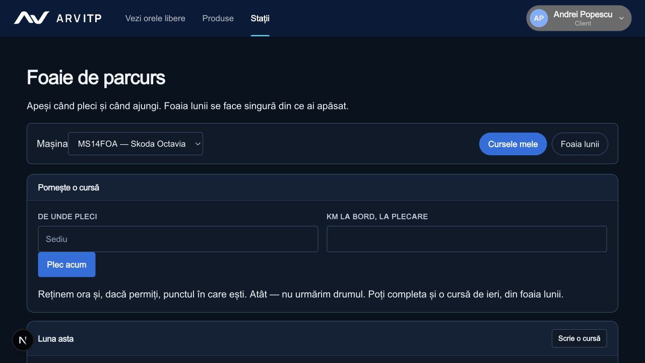 Foi de parcurs ArvITP cu o mașină salvată și mai multe deplasări profesionale